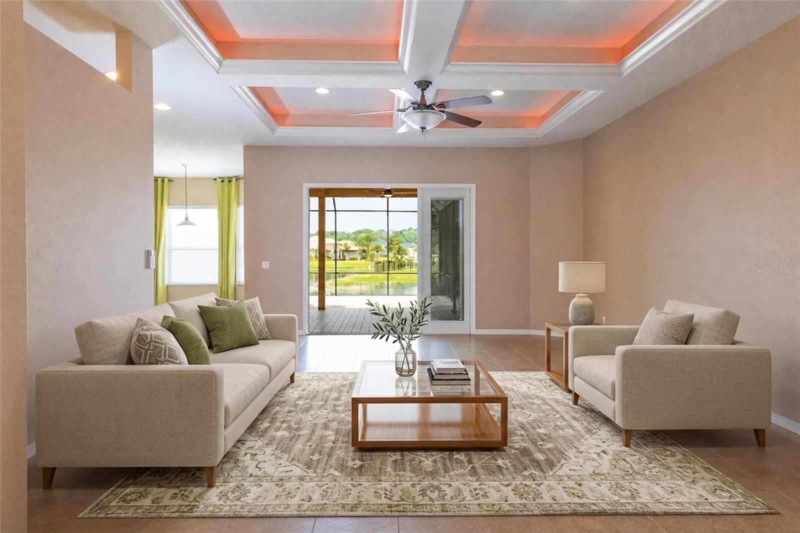 Virtually staged - 6 S LAKEWALK DR, PALM COAST