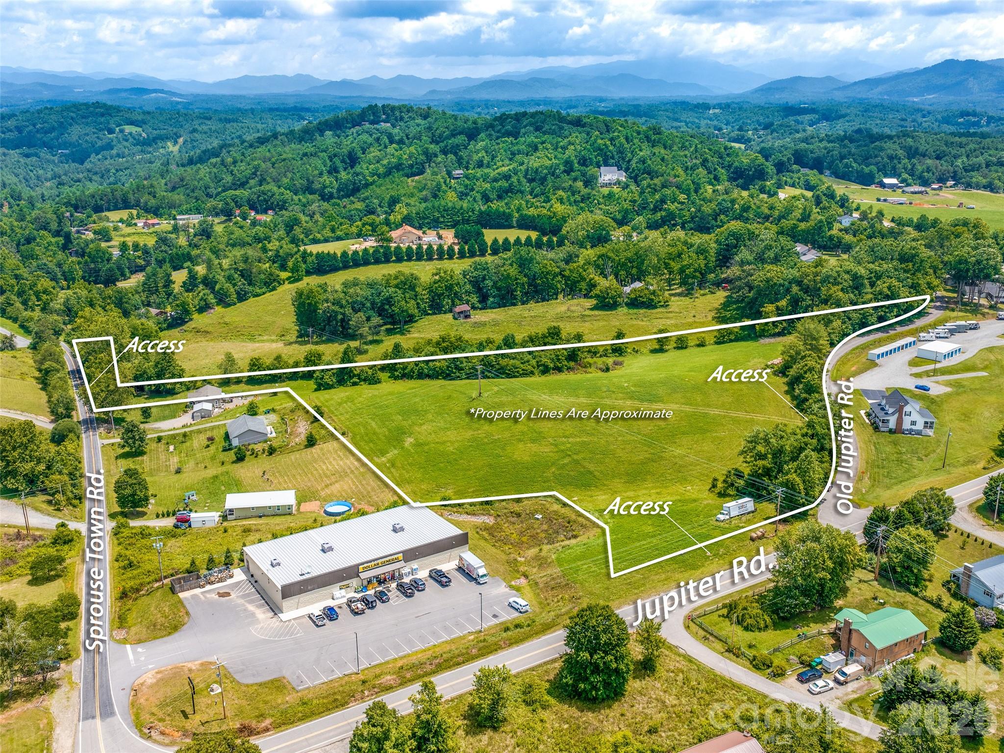 Convenient access to US 25/70 - 99999 Sprouse Town Road, Weaverville