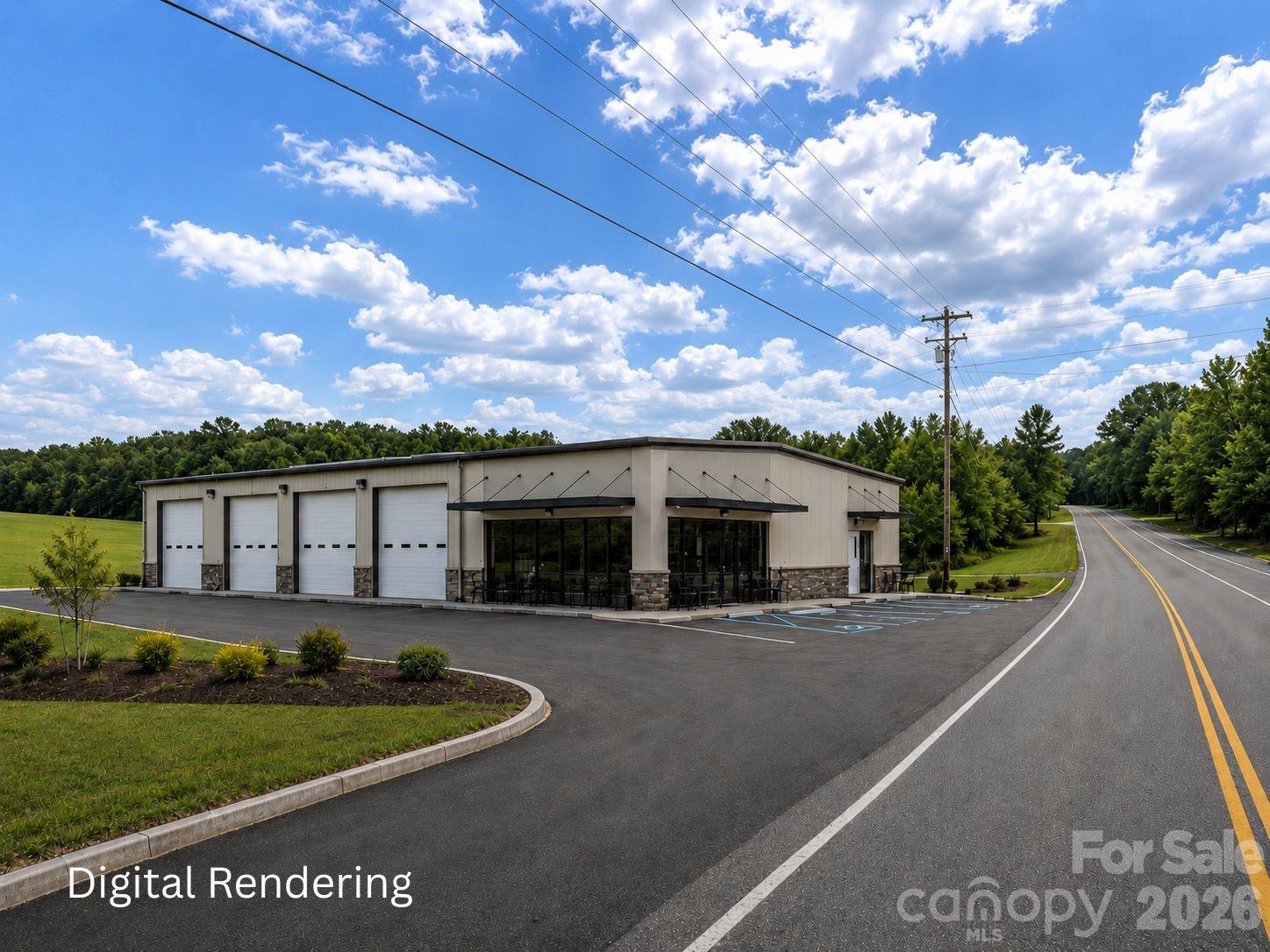 Potential commercial use. Digital rendering. - 99999 Sprouse Town Road, Weaverville