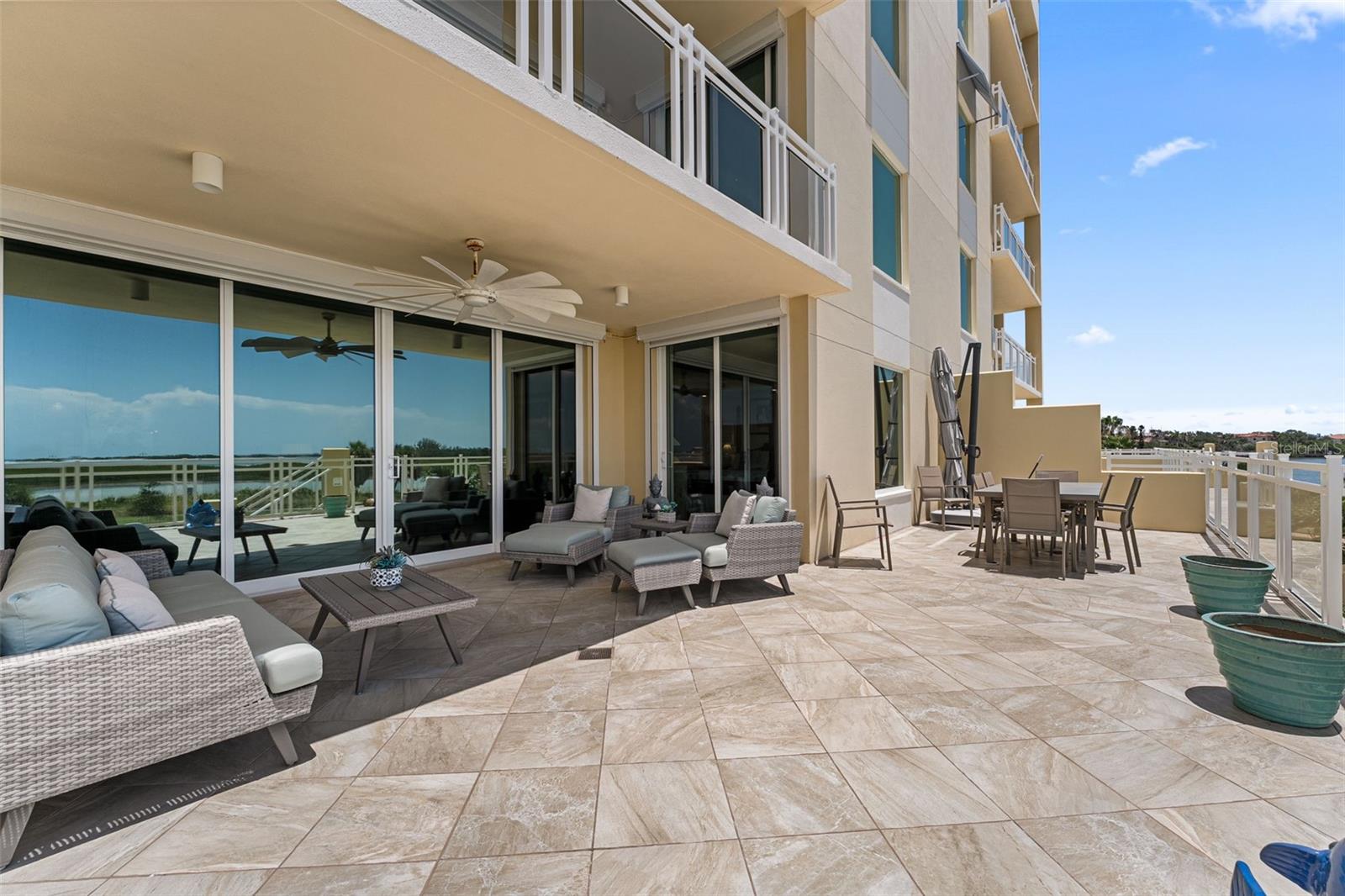 Private Gulf facing balcony - 795 COLLANY RD #204, TIERRA VERDE