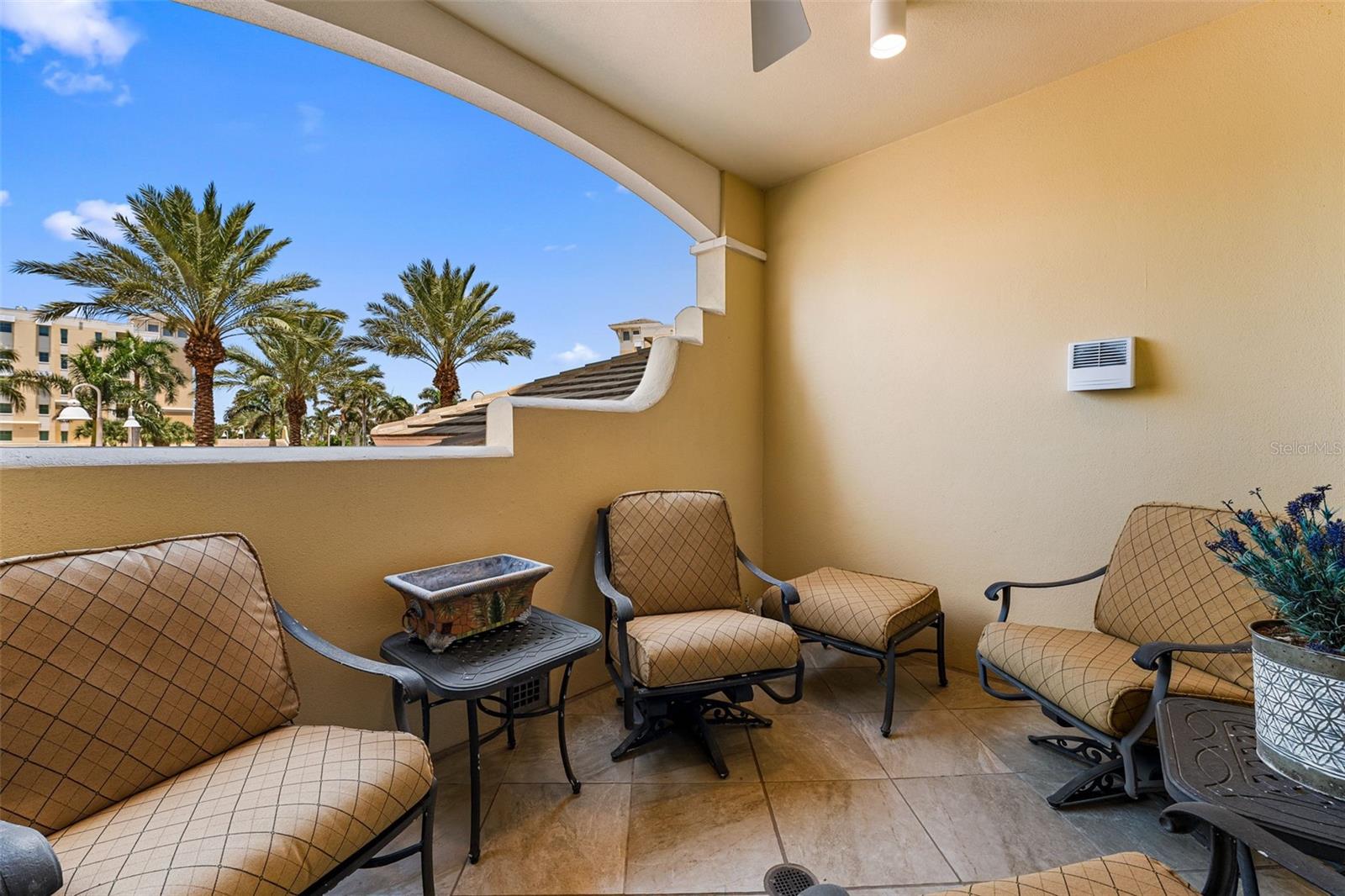 Back balcony between bedroom 1 & 2 - 795 COLLANY RD #204, TIERRA VERDE