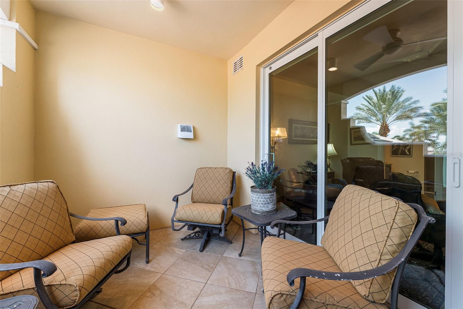 Back balcony between bedroom 1 & 2 - 795 COLLANY RD #204, TIERRA VERDE