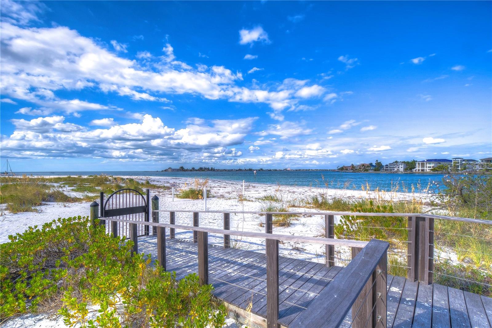 Private boardwalk and entrance to beach - 795 COLLANY RD #204, TIERRA VERDE