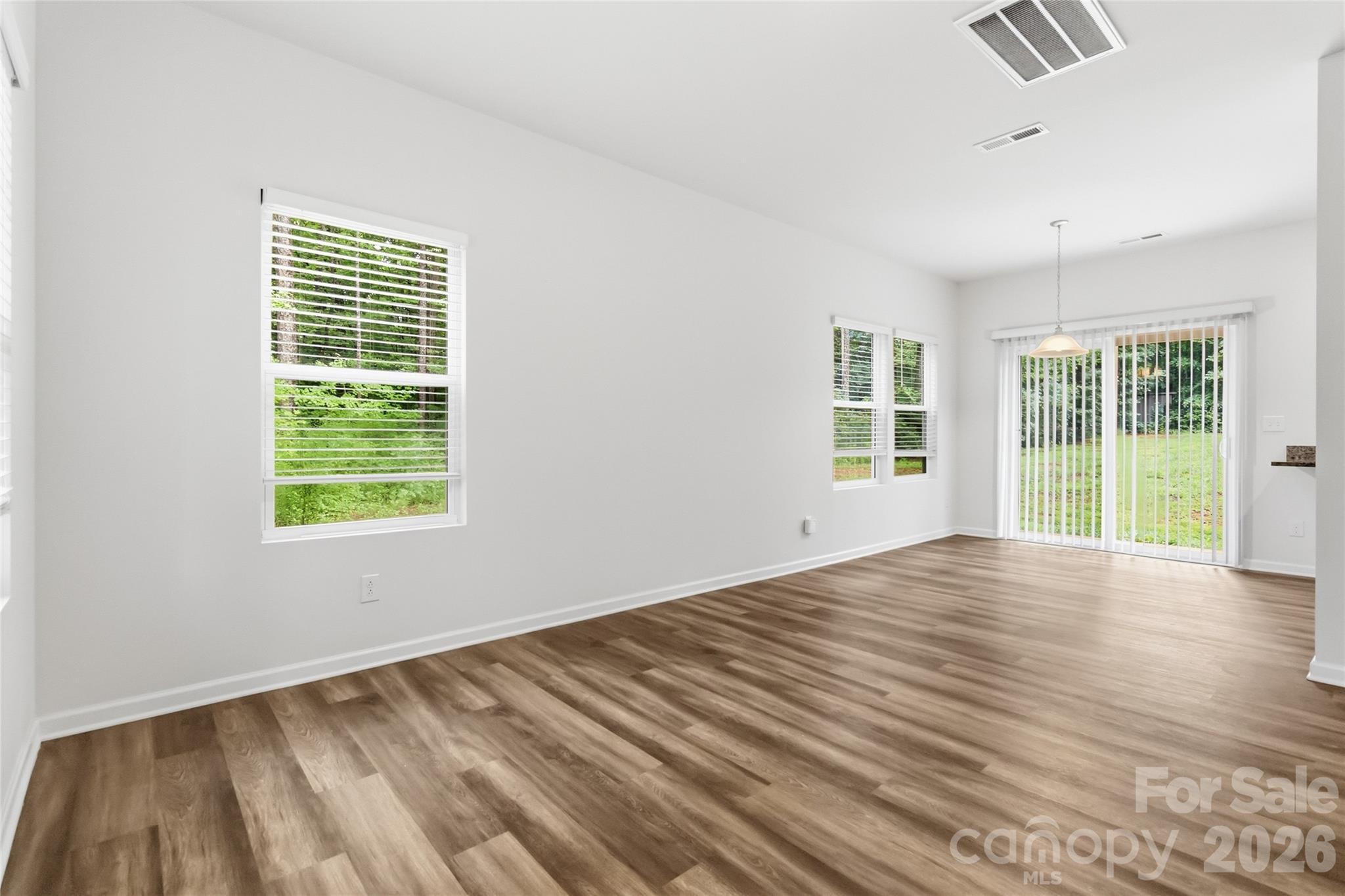 Open living and dining - 720 White Crane Road, Salisbury