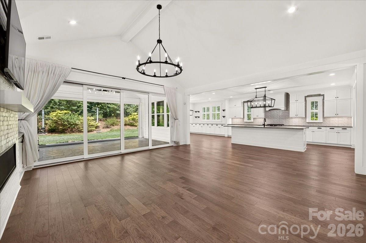Family room to kitchen area view - 3142 Sherman Drive, Lancaster