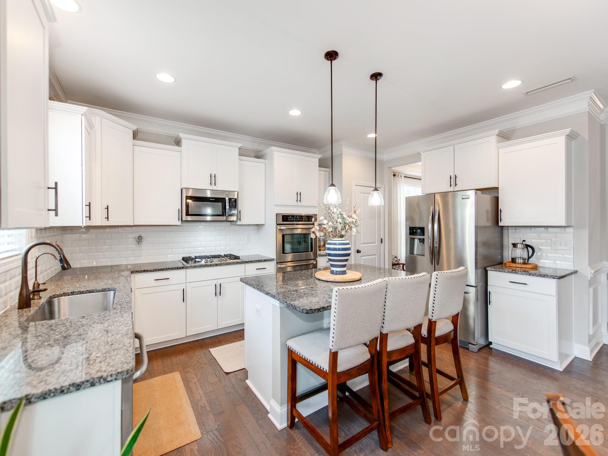 granite counters and SS appliances - 11013 Charmont Place, Huntersville
