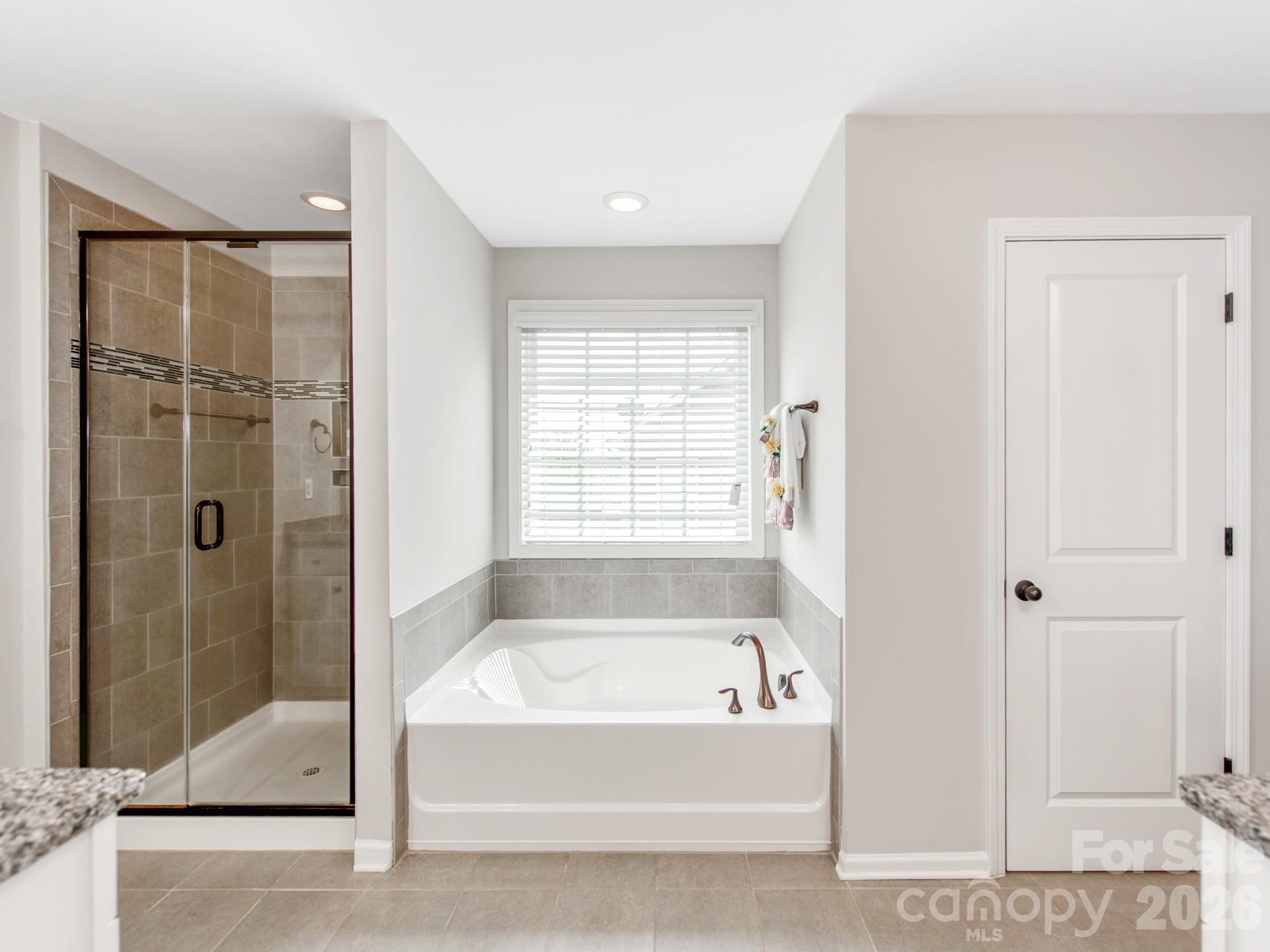 large primary bathroom suite - 11013 Charmont Place, Huntersville