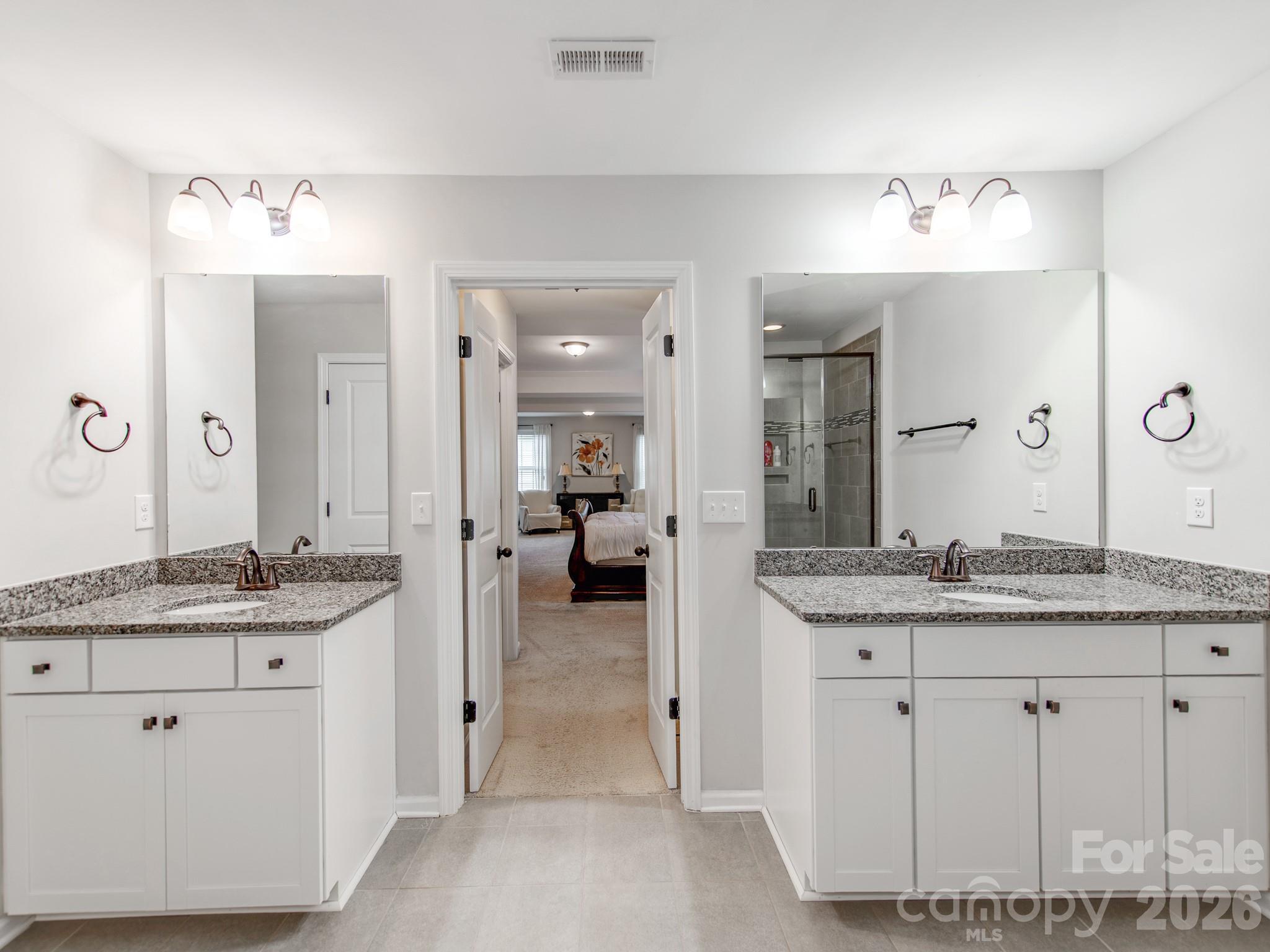 dual vanities & dual closets - 11013 Charmont Place, Huntersville