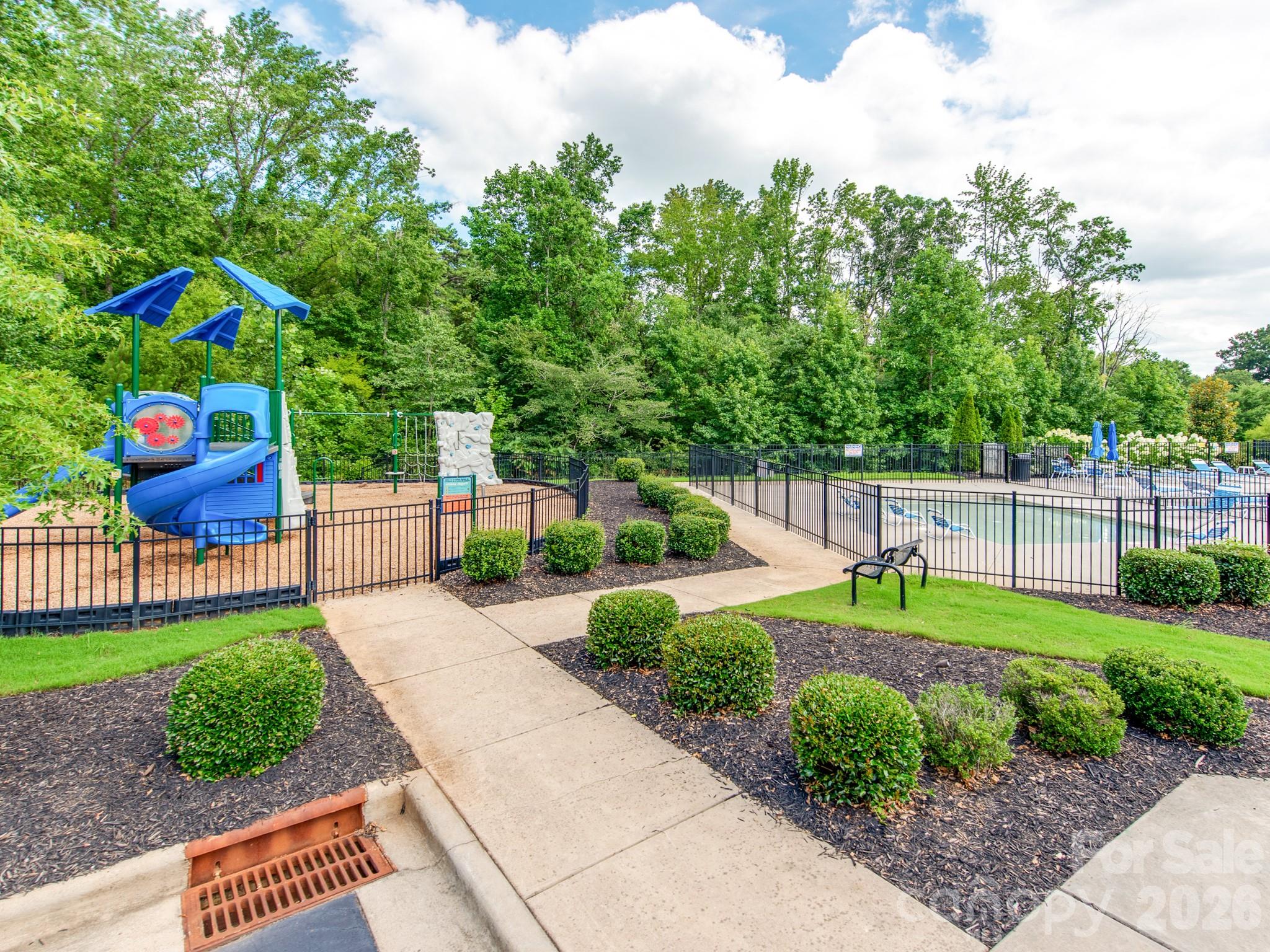 community playground - 11013 Charmont Place, Huntersville