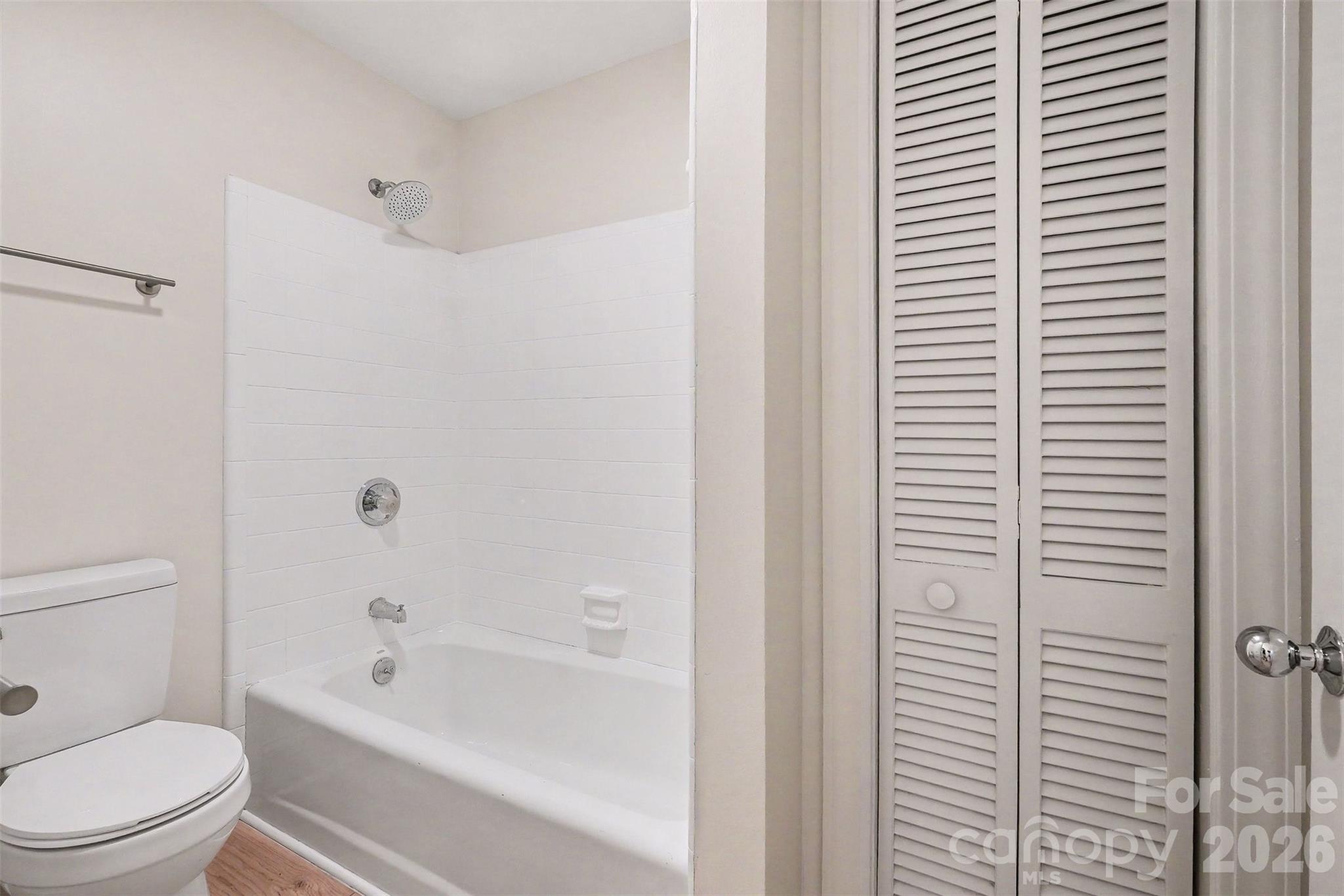 ... and a separate shower/toilet area separate by a door, so one kid can be in the shower and another brushing teeth. Yay! - 5042 Marci Lane, Belmont