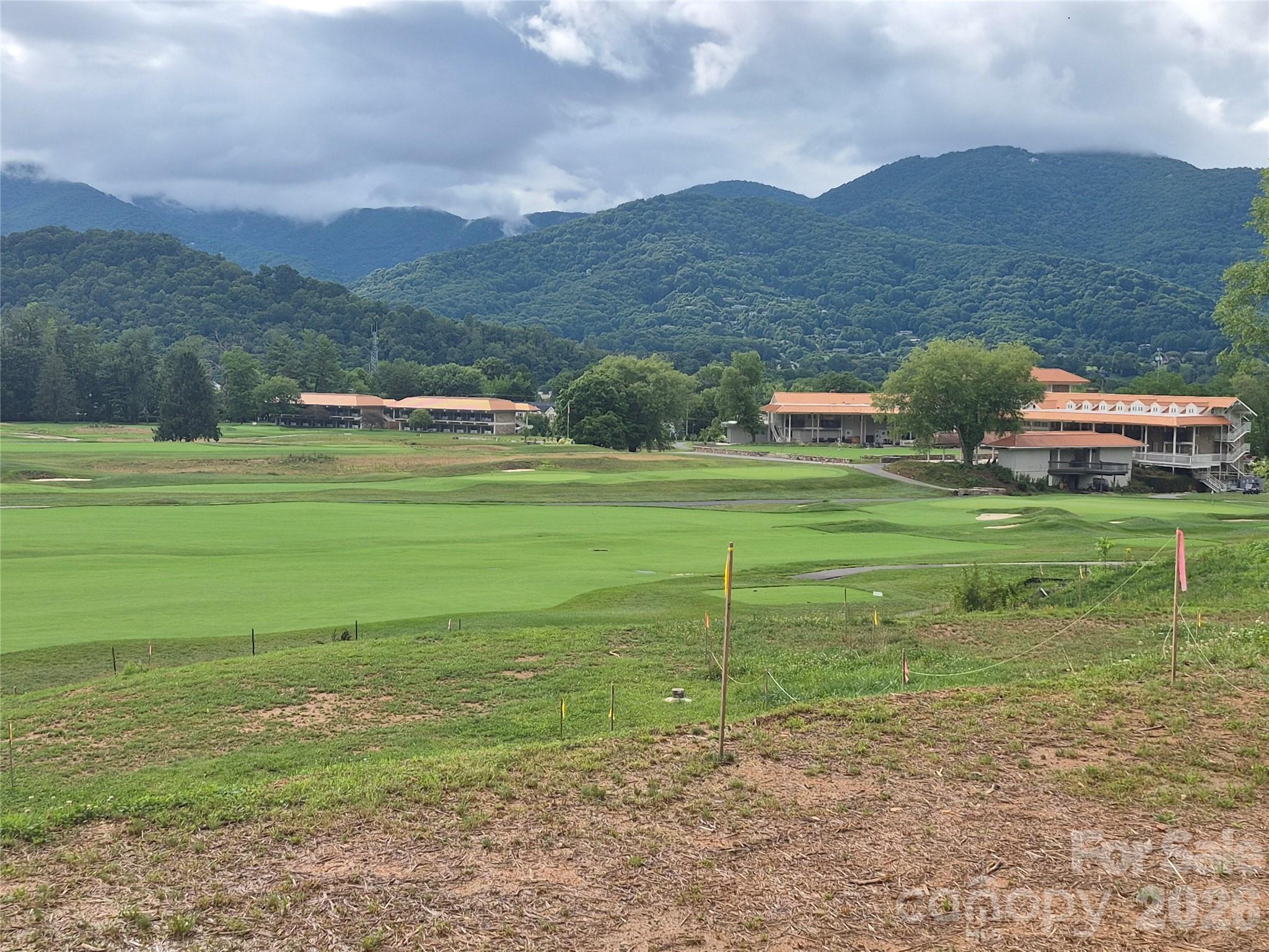 Looking toward clubhouse and #18 green - 30 Farmer Branch Lane, Waynesville