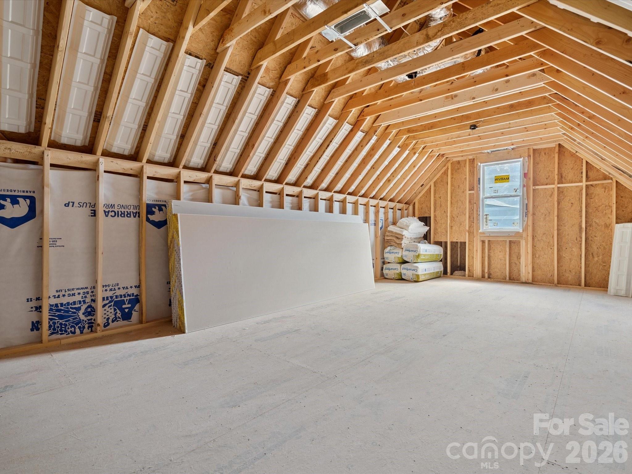 heated and cooled unfinished upper - 8018 Fairmont Drive, Waxhaw