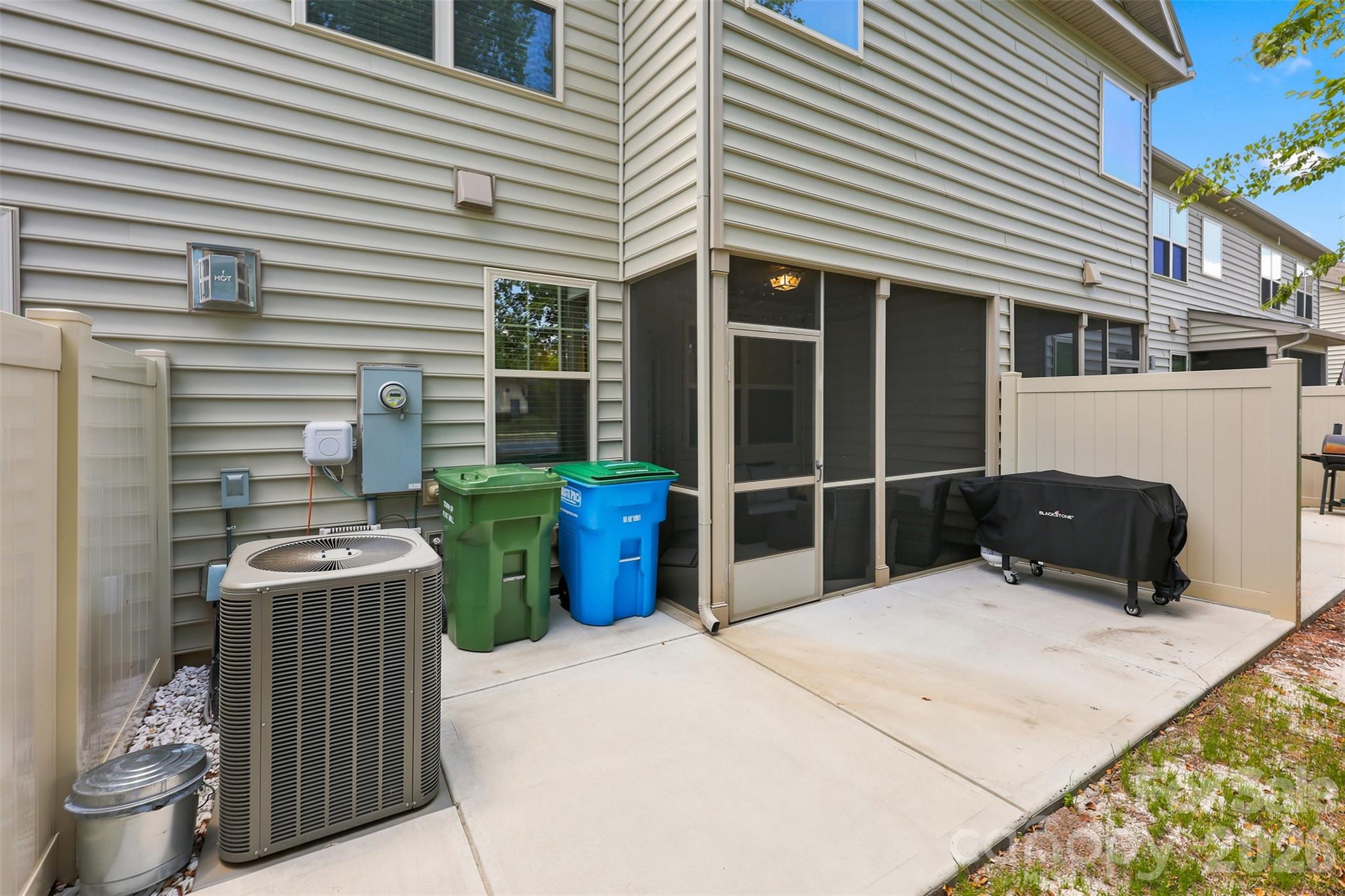 Back of Home with Additional Patio - 347 Kennebel Place, Fort Mill