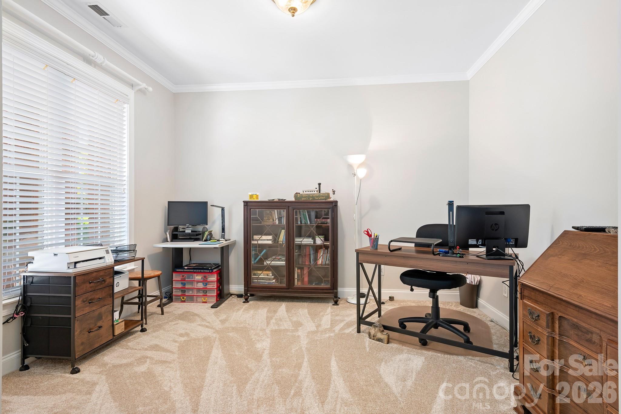 2nd bedroom being used as office - 215 Knops Nob Road, Mooresville