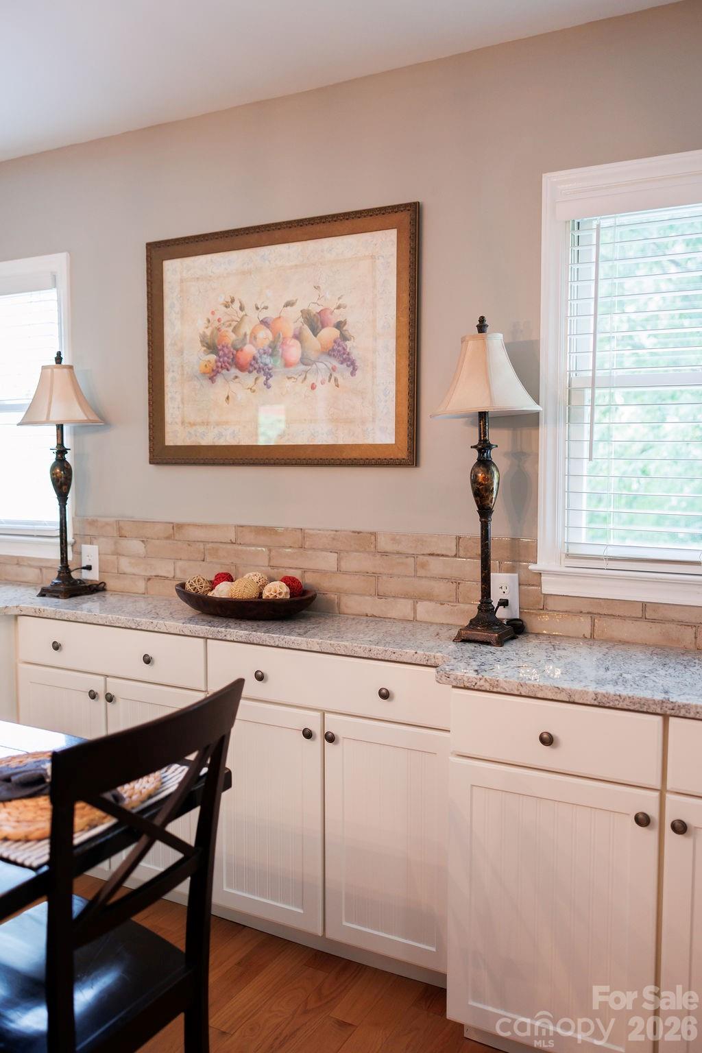 Granite countertop and ample storage cabinets - 119 Country Meadow Lane, Kings Mountain
