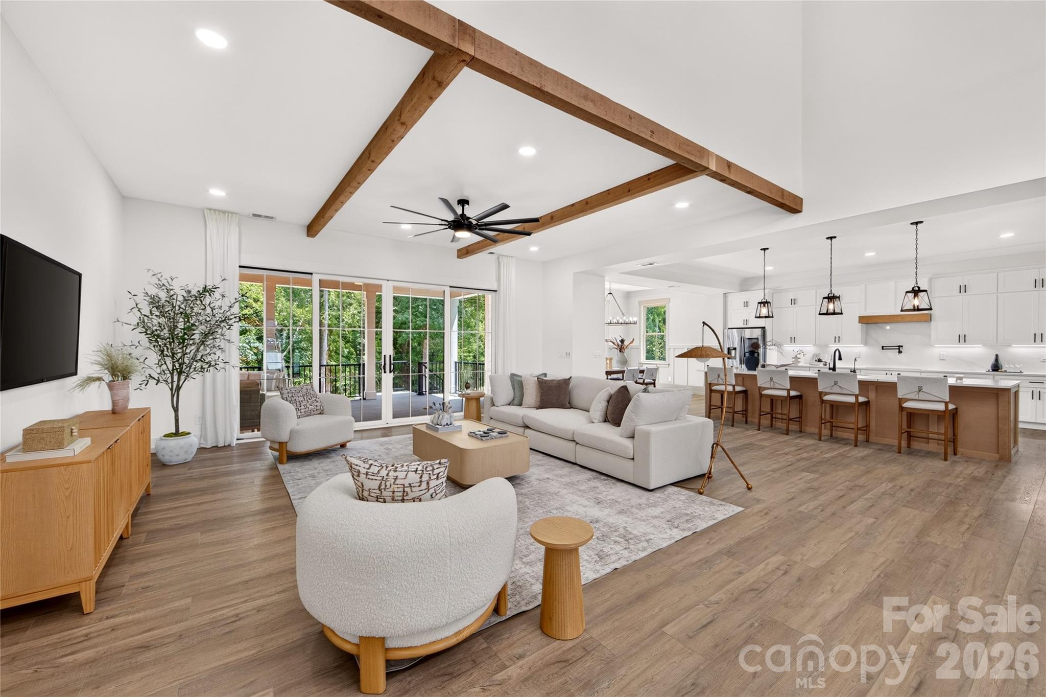 Living room - 3141 Brayland Avenue, Matthews
