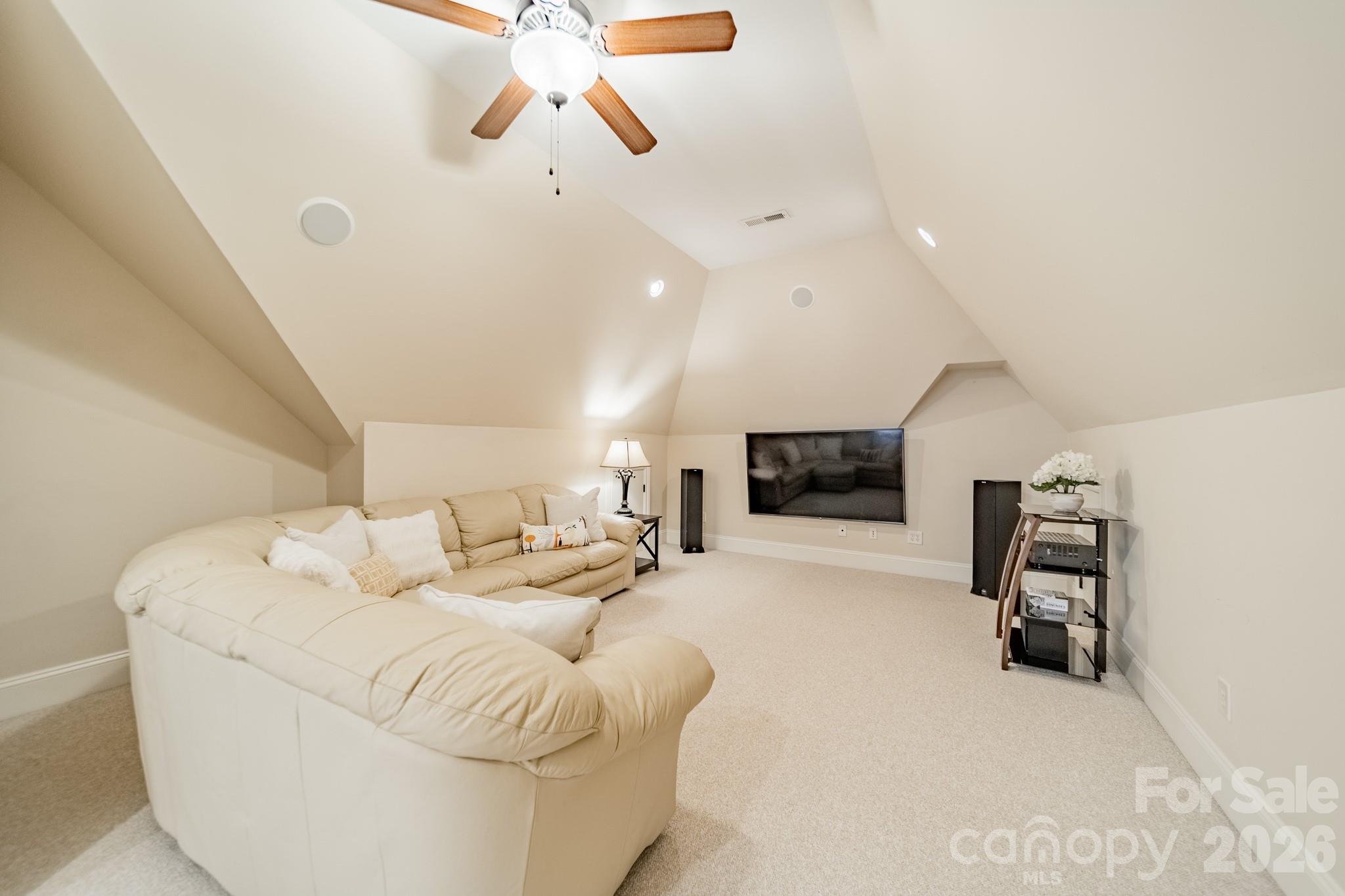 Movie/Media Room - 215 Blue River Road, Lake Wylie