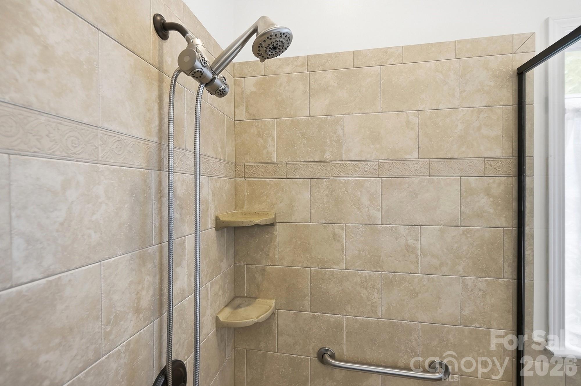 Tile shower - 3076 Streamhaven Drive, Fort Mill