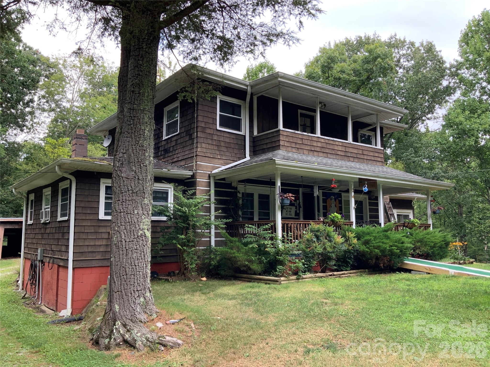 Front view of home - 3151 N Bearwallow Road, Hendersonville