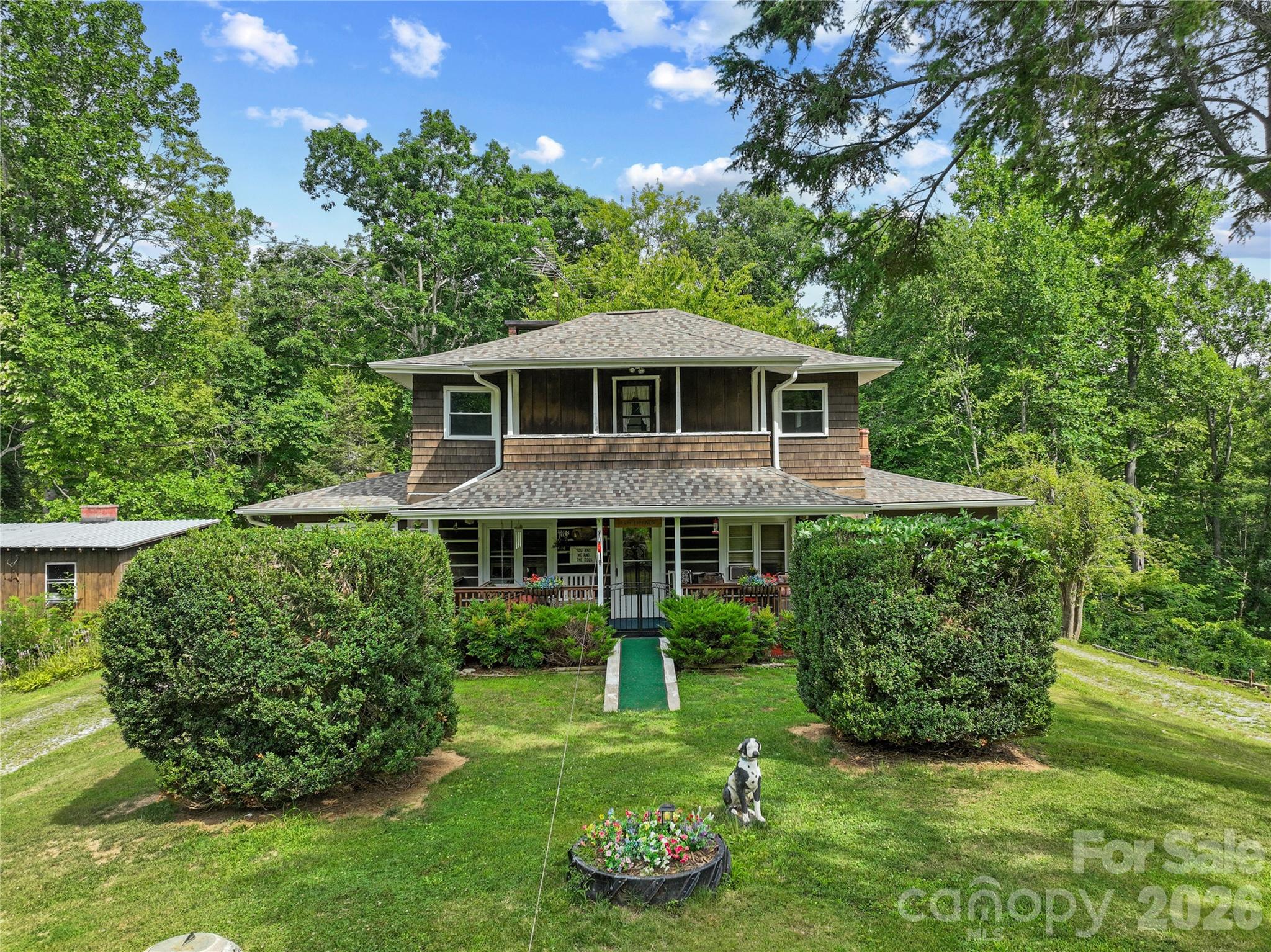 Front view of the home - 3151 N Bearwallow Road, Hendersonville