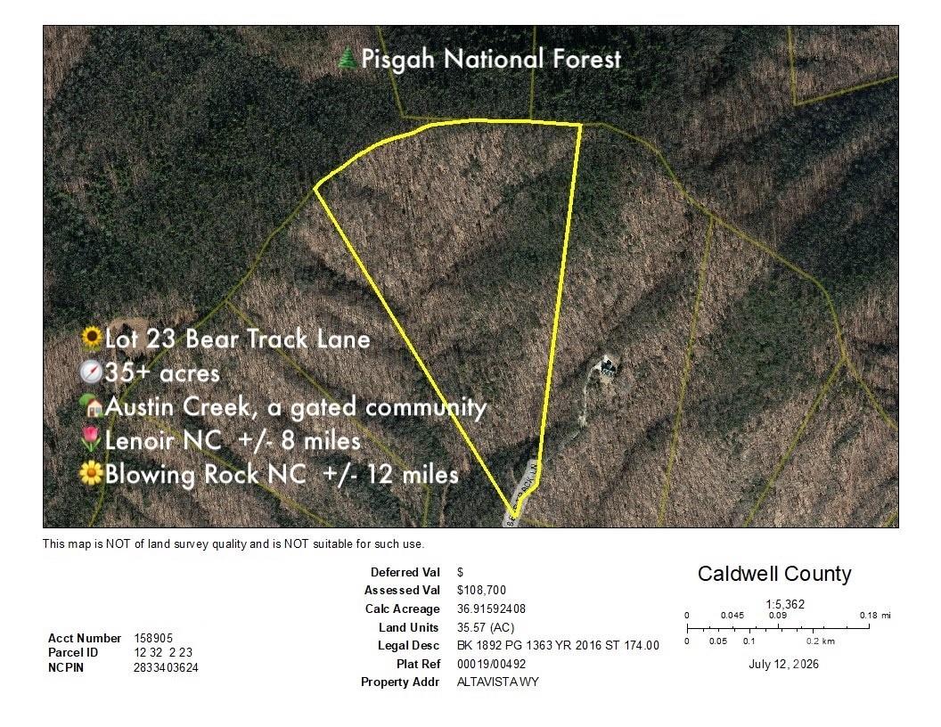 Lot at Lot 23 Bear Track Lane, Lenoir, photo 3 of 23