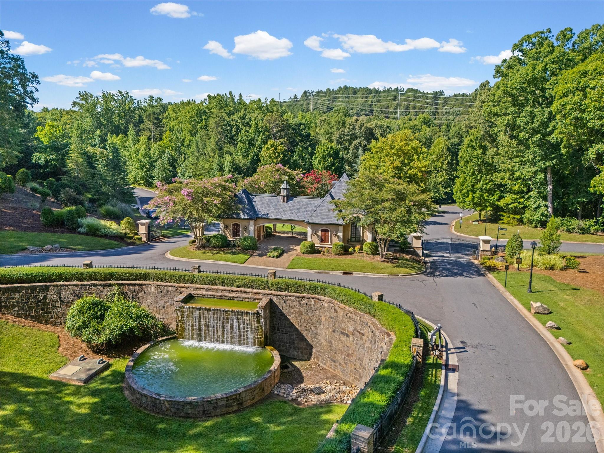 Gated Entry to the Beautiful Reflection Pointe - 2117 Wood Clough Court, Belmont