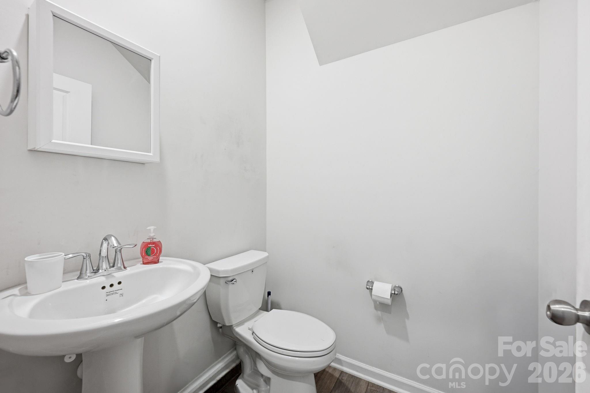 Powder Room on Main Level - 328 Kennerly Center Drive, Mooresville