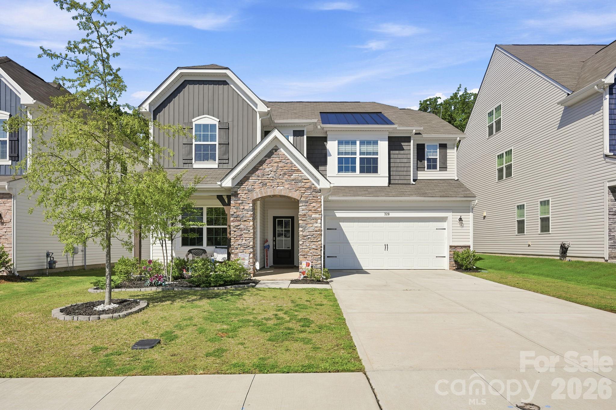 2-Car Garage + Ample Driveway Parking - 328 Kennerly Center Drive, Mooresville