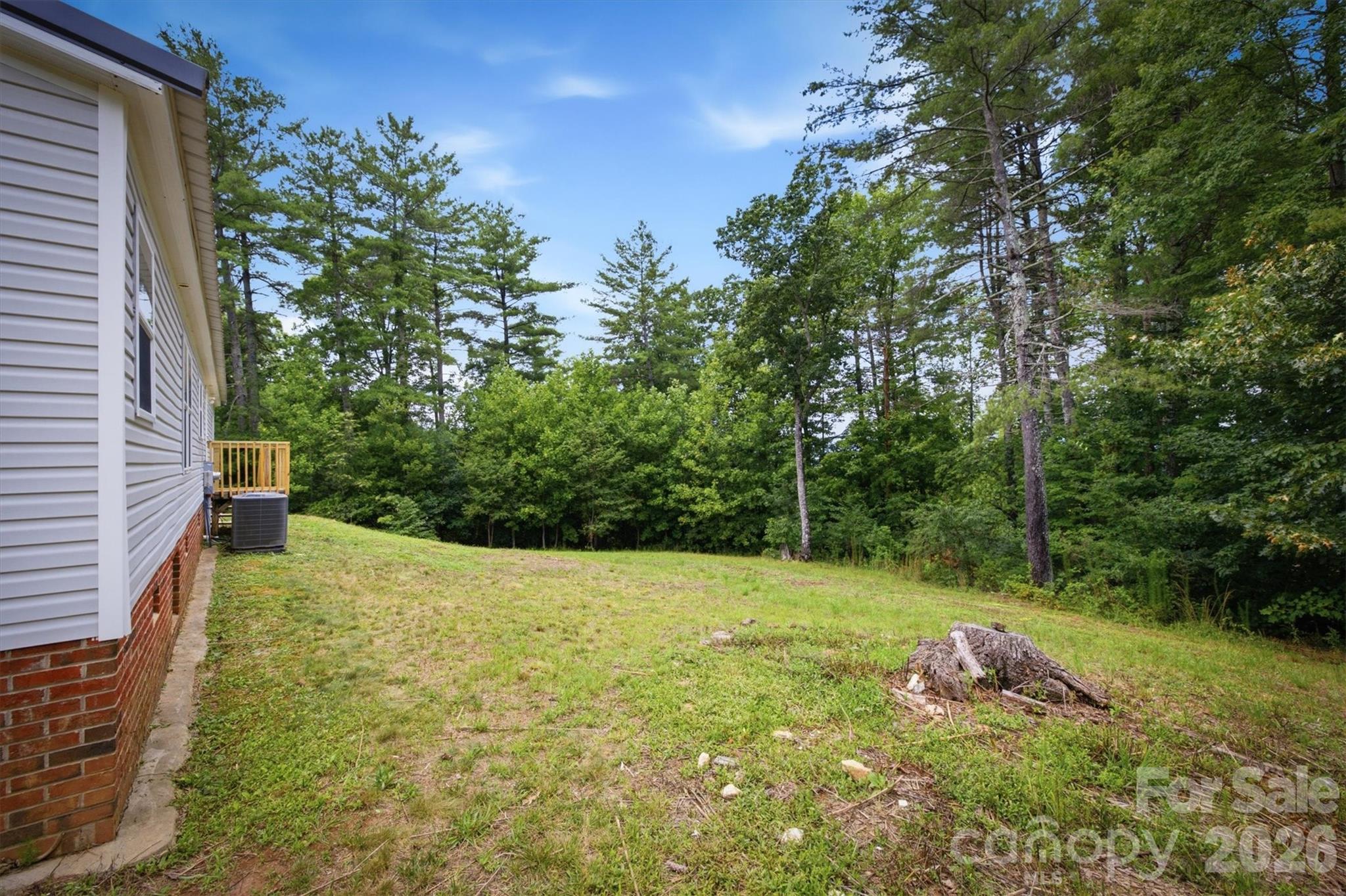 Wooded Backyard with Winter Mountain Views - 2688 Kite Drive, Lenoir