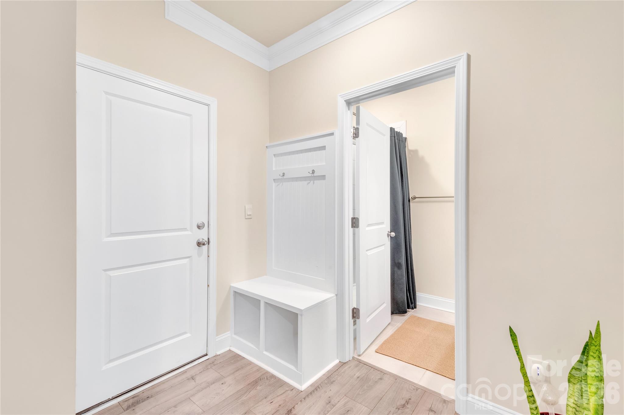 Organization made easy with this dedicated drop zone located right inside the entryway. - 4849 Tacoma Drive, Fort Mill