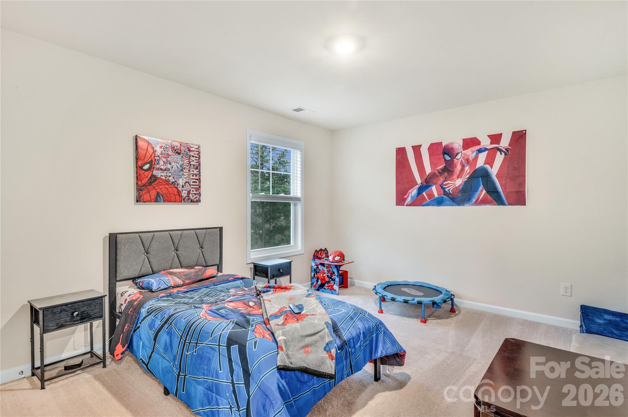 Upstairs secondary bedroom 3 that connects Jack and Jill bathroom - 4849 Tacoma Drive, Fort Mill
