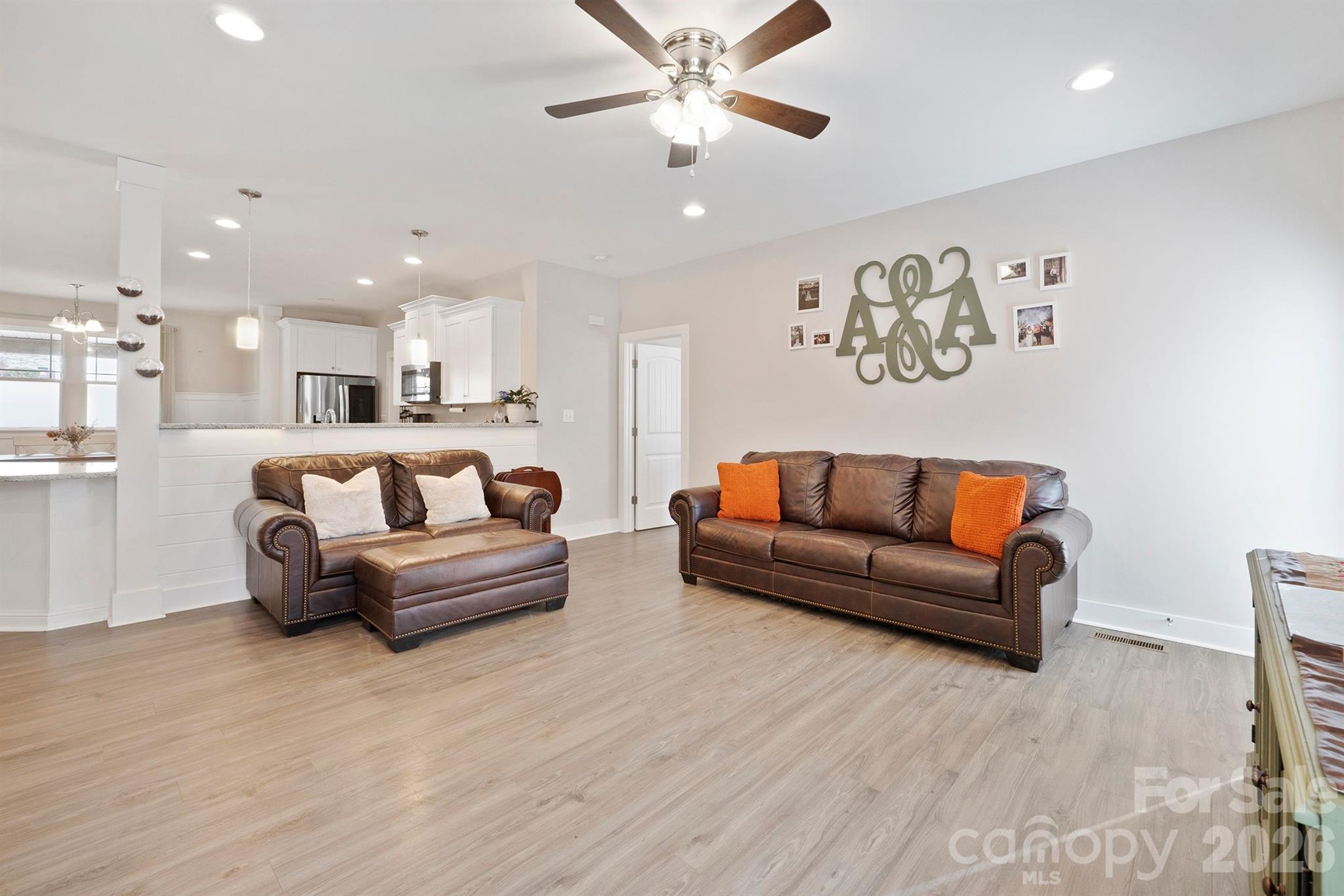 Living roomdoor to Primary - 1544 Farmington Hills Drive, Conover