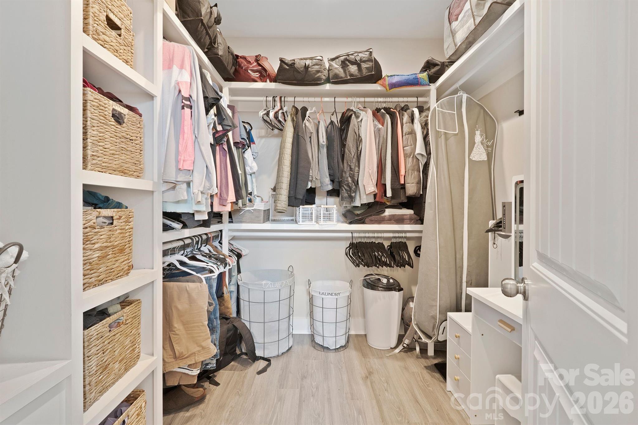 Primary Closet - 1544 Farmington Hills Drive, Conover
