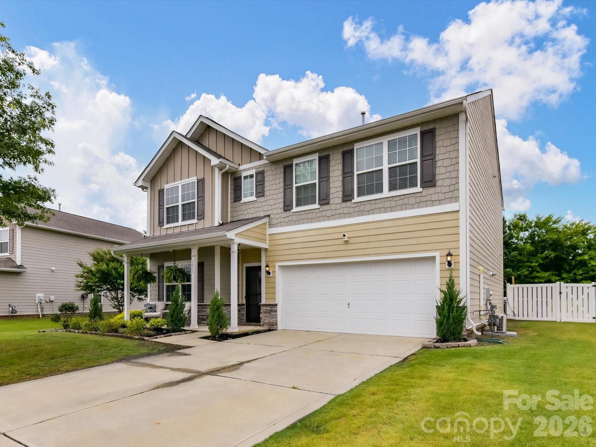 Single Family Residence at 1033 Blue Stream Lane, Indian Trail, photo 2 of 36