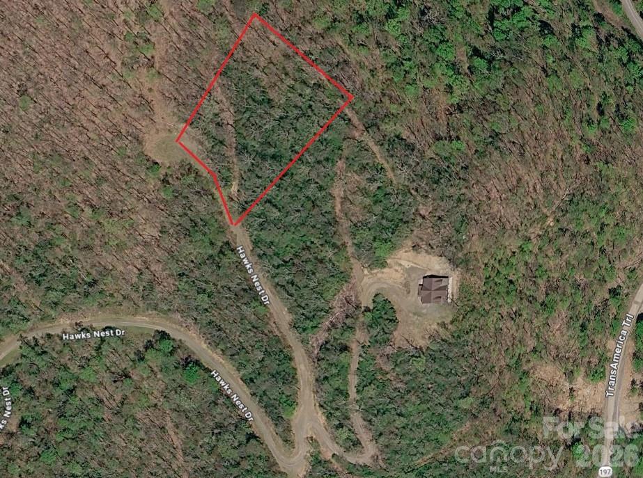 Aerial Image - approximate GIS lines - 999 Hawks Nest Drive, Burnsville