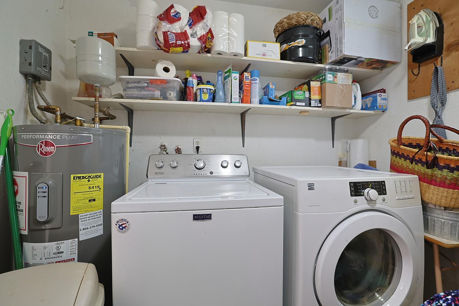 Laundry Area in Garage - 2553 NORDMAN AVE, NEW SMYRNA BEACH
