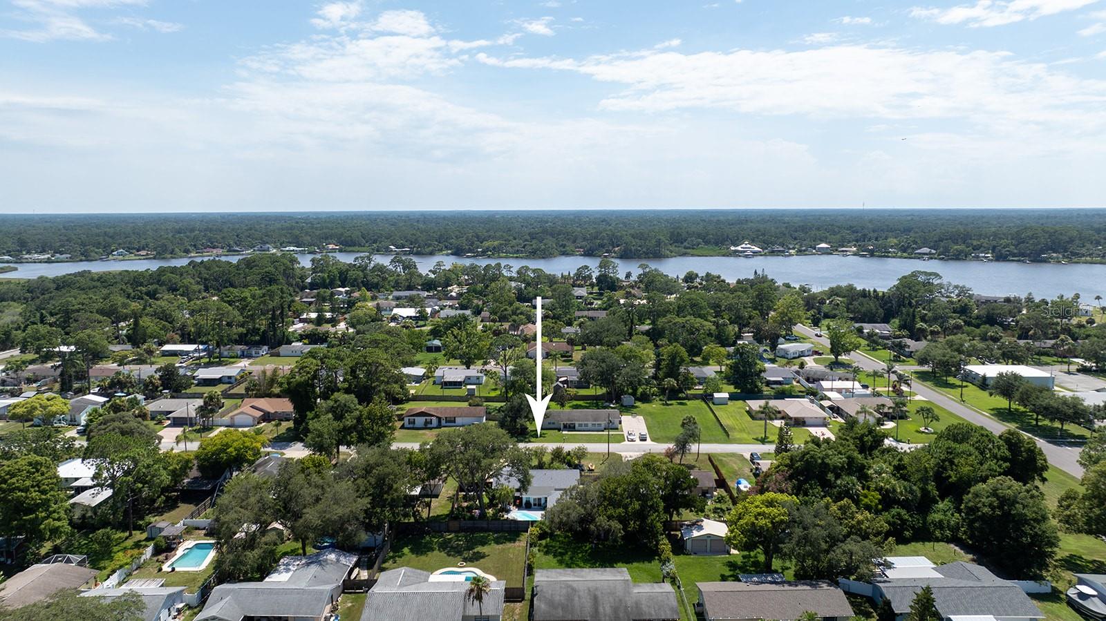 Home location to Intracoastal Waterway - 2553 NORDMAN AVE, NEW SMYRNA BEACH