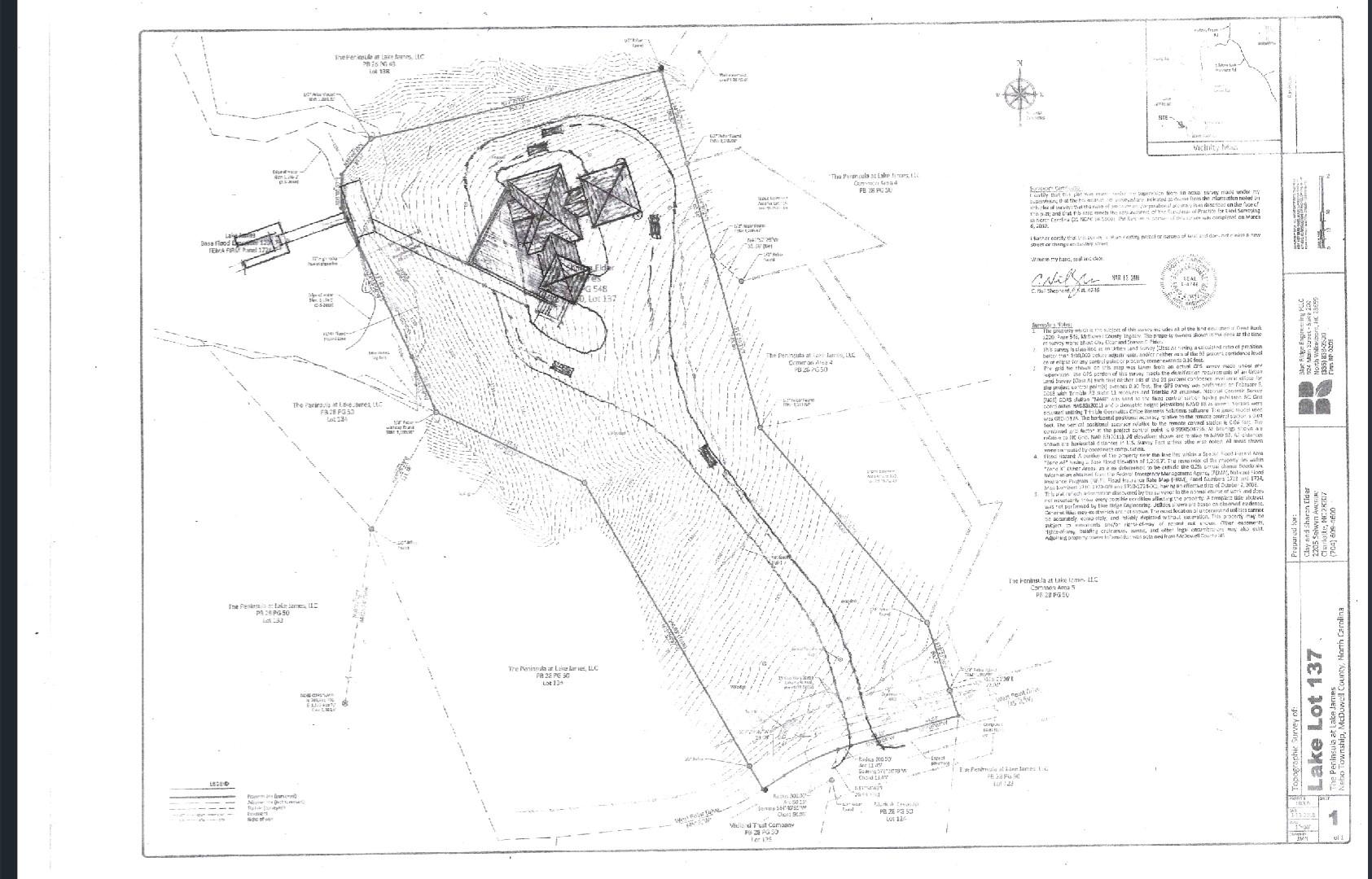 Conceptual drawing from the seller to see how a home and dock could be placed. - 0 West Point Drive, Nebo