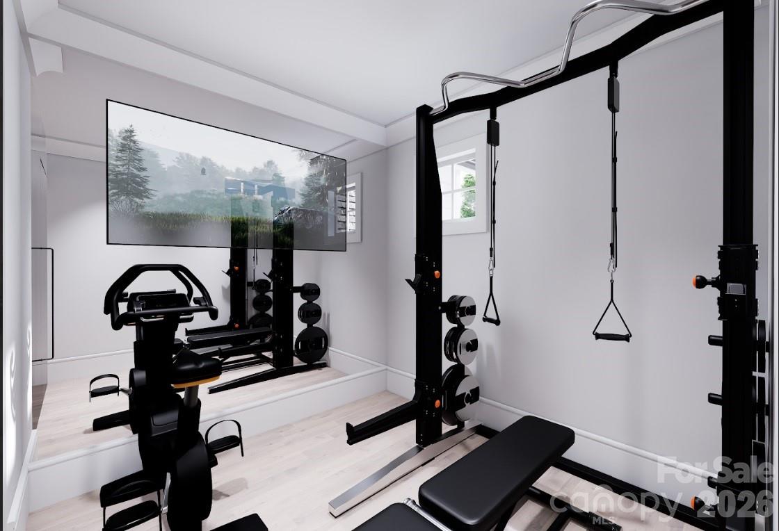 exercise room second floor - 104 Sherwood Drive, Huntersville