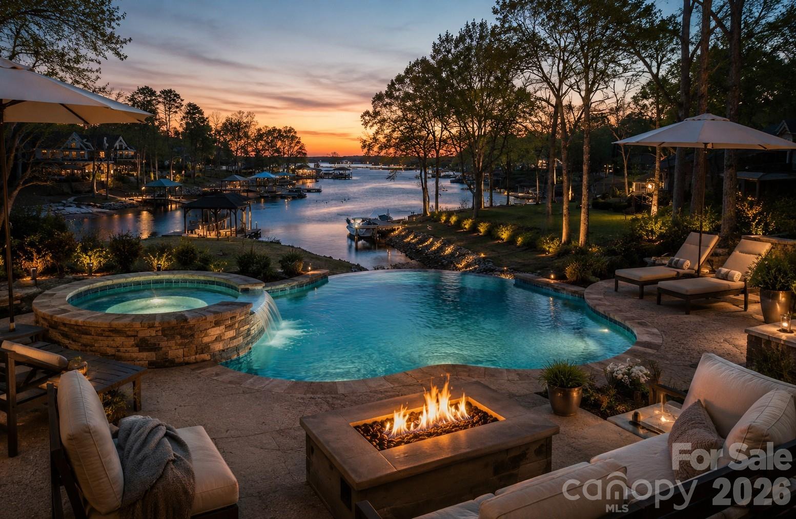 Digitally enhanced-backyard oasis! - 5020 Slanting Bridge Road, Sherrills Ford