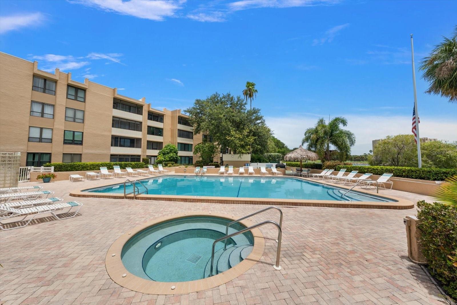 Villiage 1 pool - 2614 COVE CAY DR #409, CLEARWATER