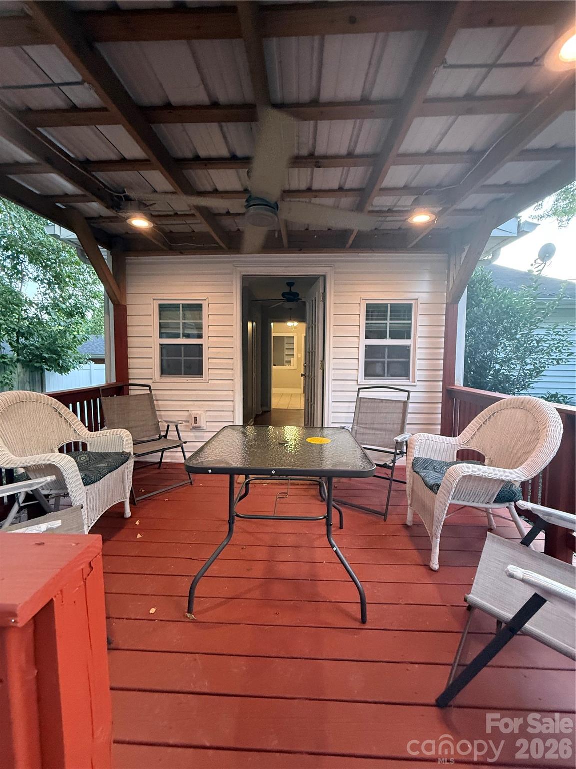 Covered Back Deck for entertaining. - 4220 Harvard Avenue, Greensboro