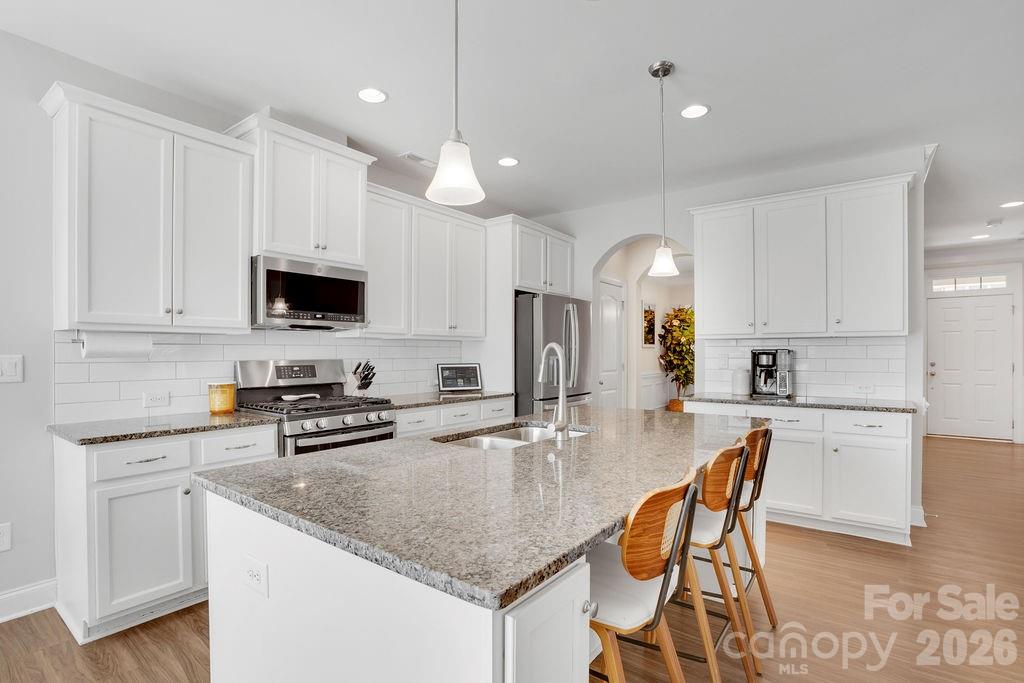 Kitchen Island with seating - 3332 Katherine Taylor Court, Monroe