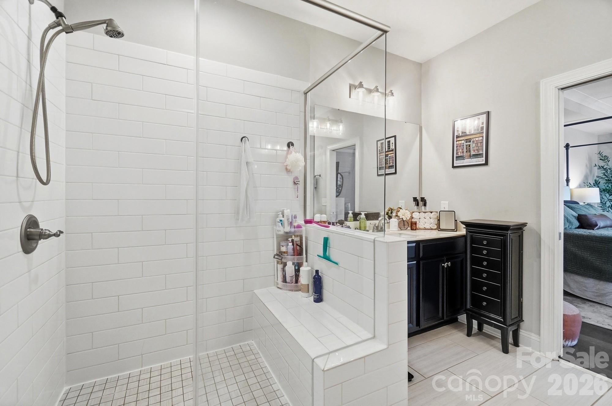 Who doesn't love a shower bench?? - 6217 Hove Road, Mint Hill
