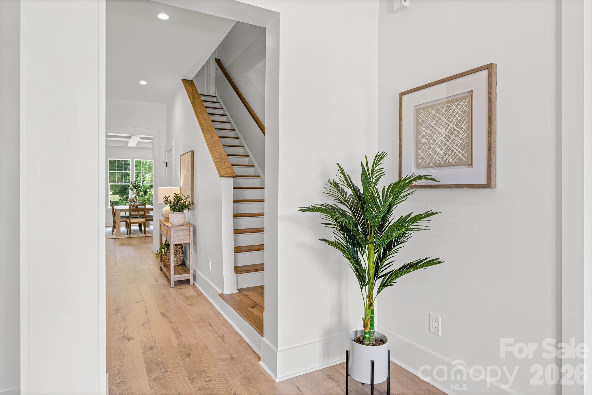 Foyer Leading to Kitchen - 121 Juniper Road, Mooresville