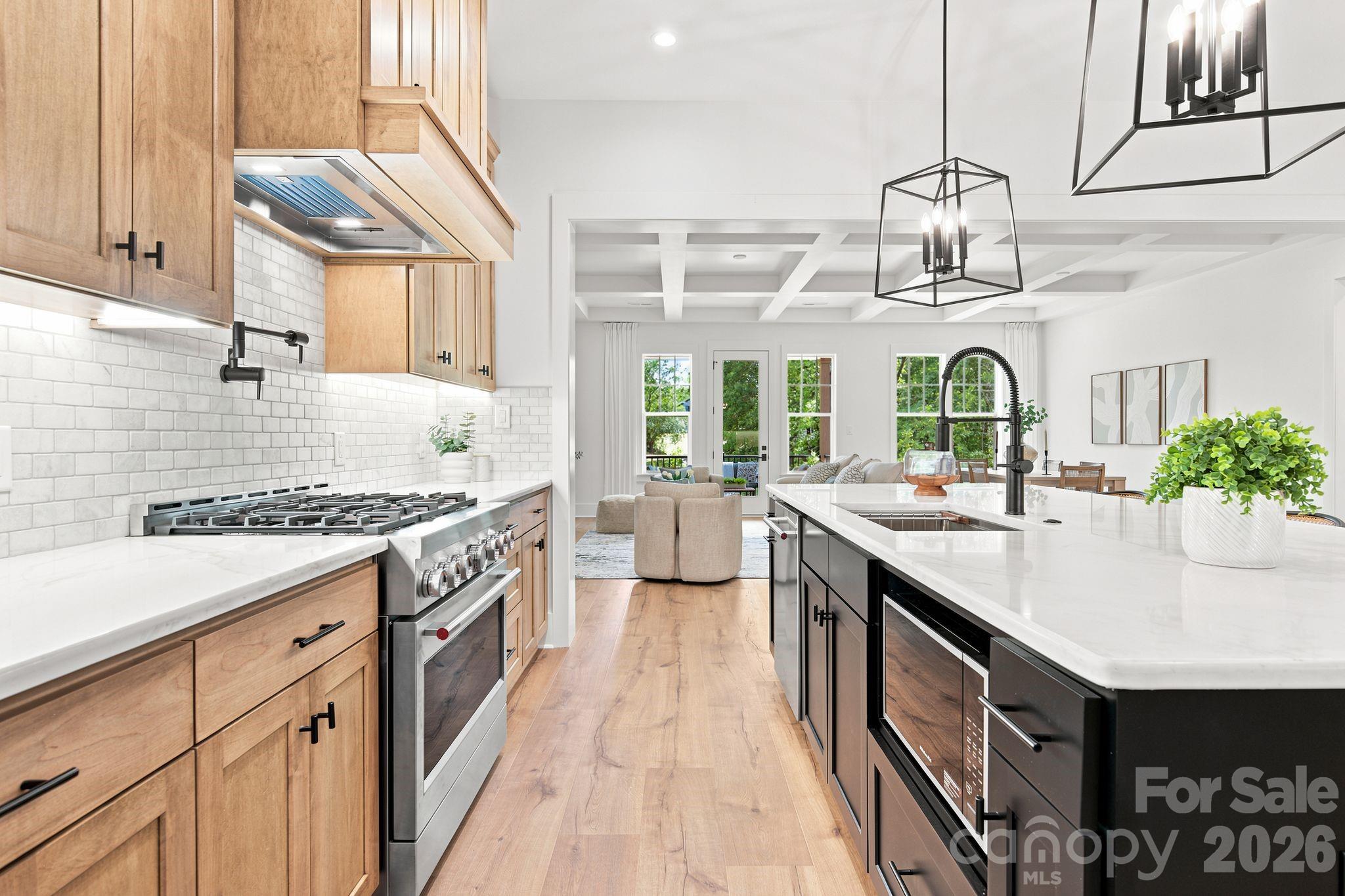 Gas Range w/ Hood & Pot Filler - 121 Juniper Road, Mooresville