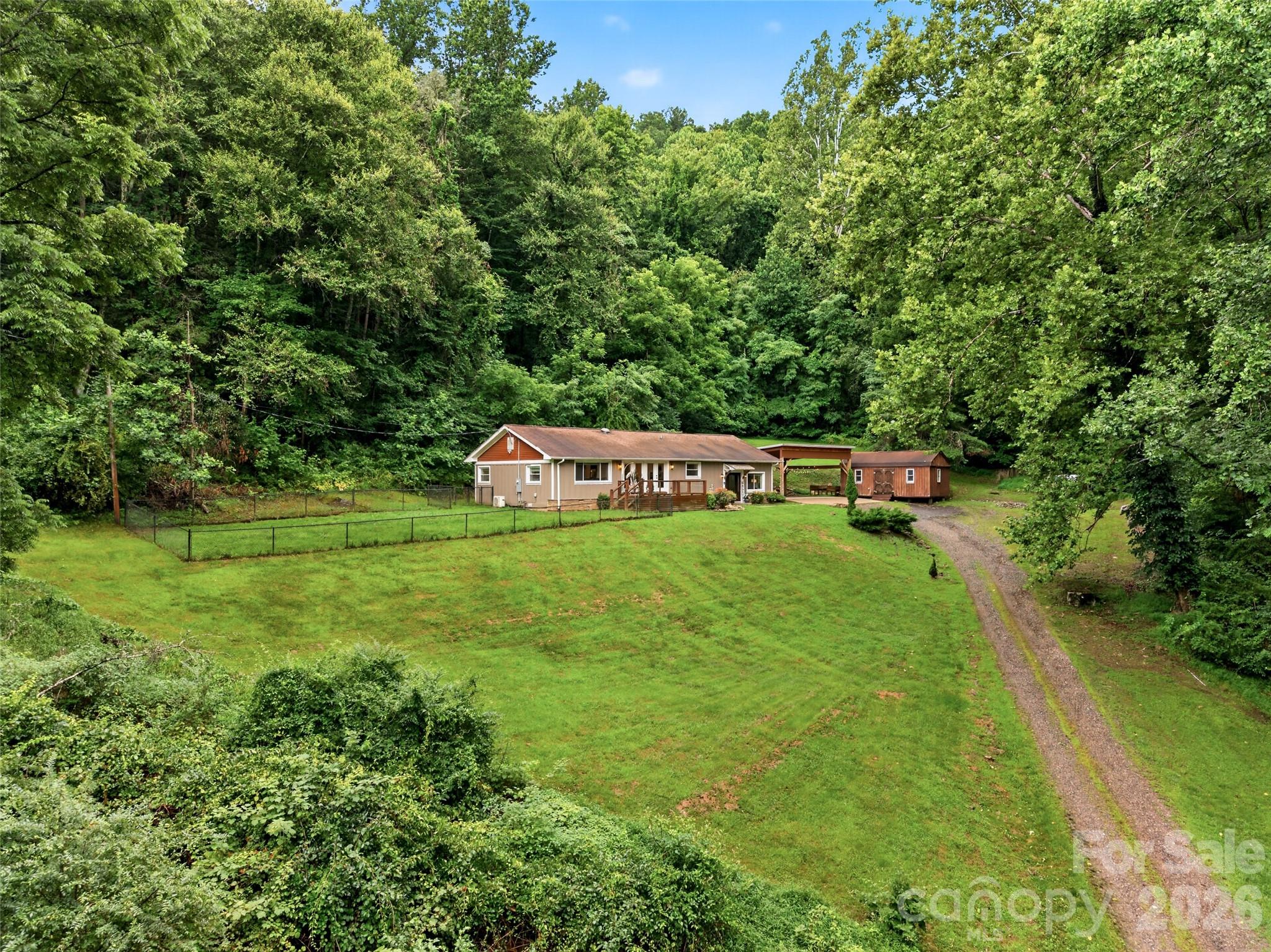 Single Family Residence at 3882 New Leicester Highway, Leicester, photo 2 of 41