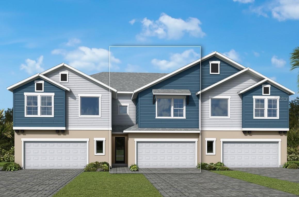 Front Exterior Rendering **Paint Colors May Vary - 10732 OAK BEND DR, PARRISH