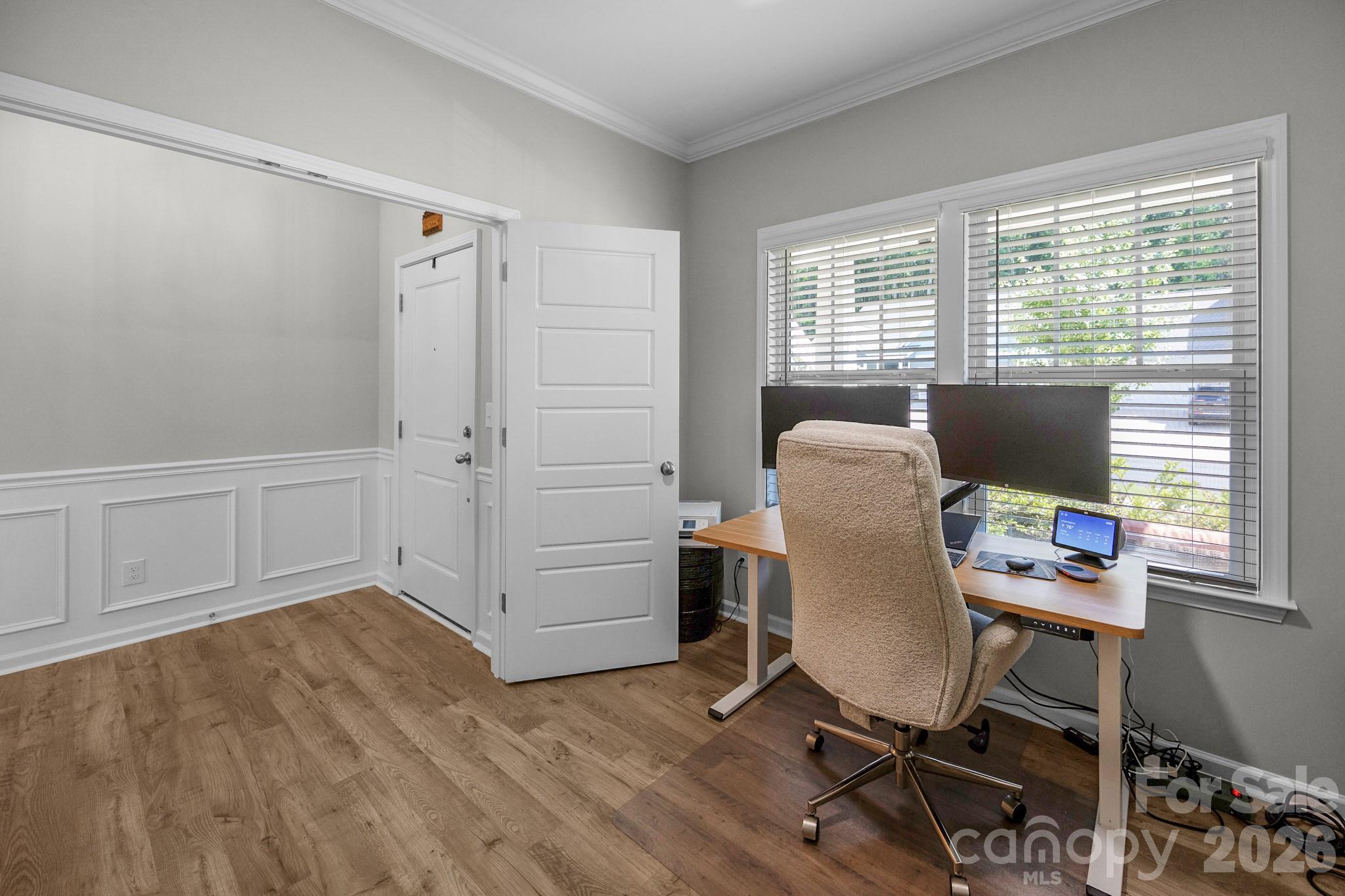 Access to the office via the double doors - 5080 Mooreland Oaks Way, Mount Holly
