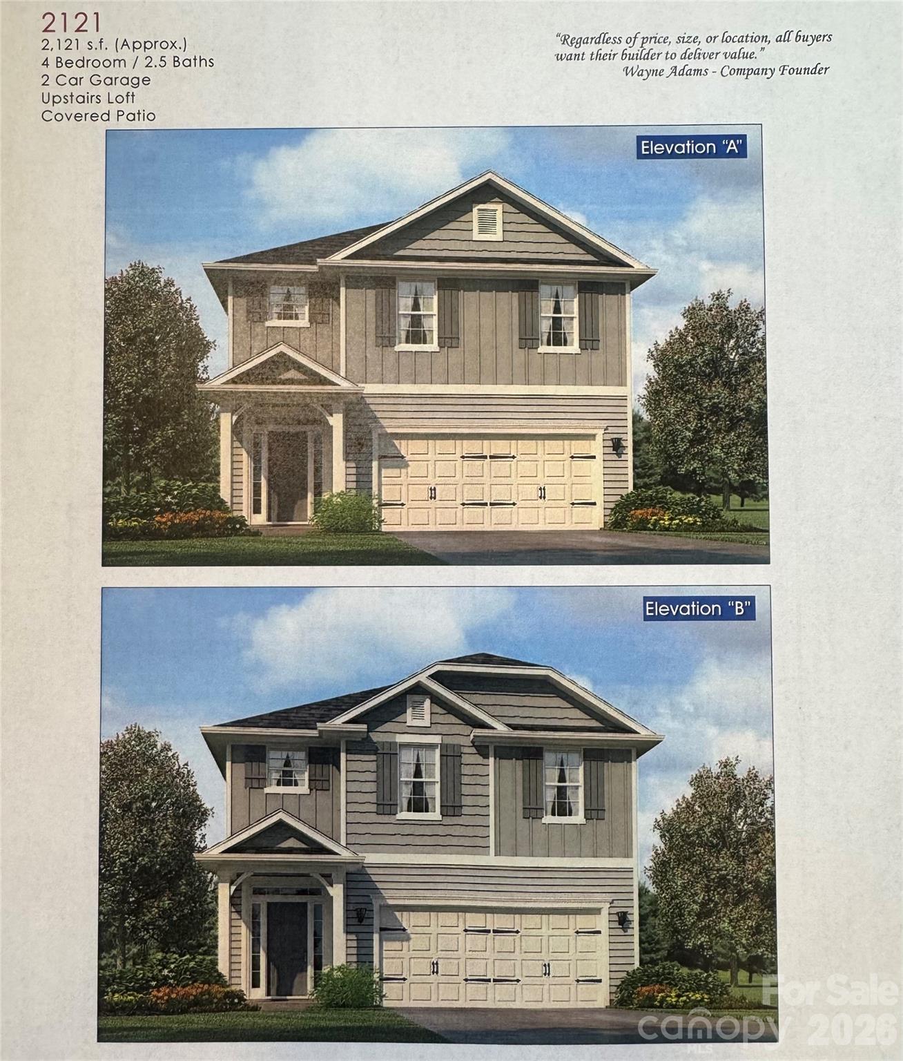 Front elevation - 721 Inwood Hill Drive, Gastonia